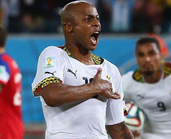 AFCON 2015: Andre Ayew heads Ghana into quarter-final after comeback 2-1 win over South Africa