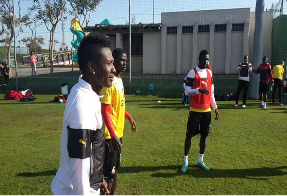 Ghana hold final training session before heading for AFCON