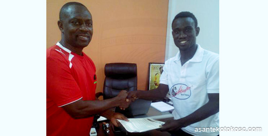 Asante Kotoko new signing Atta Kusi ready for big challenge ; scores on his debut
