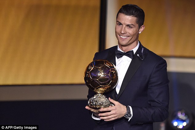 Cristiano Ronaldo wins third Ballon d'Or; beats Lionel Messi and Manuel Neuer