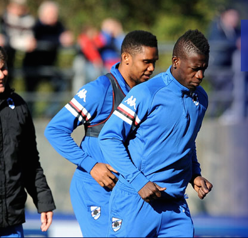Ghana ace Afriyie Acquah trains for the first time with new club Sampdoria