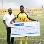 Gilbert Fiamenyo: Hearts striker wins First Capital Plus Bank Premier League Player of the Month