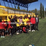 EXCLUSIVE: Pictures from Black Satellites camp in Turkey; Ghana's ambassador visits team in Antalya