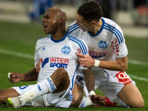 Ghana winger Andre Ayew scores for Marseille but surrender two-goal lead to lose