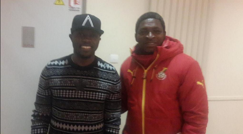 Injured Kwadwo Asamoah watches Black Stars draw with Mali in Paris