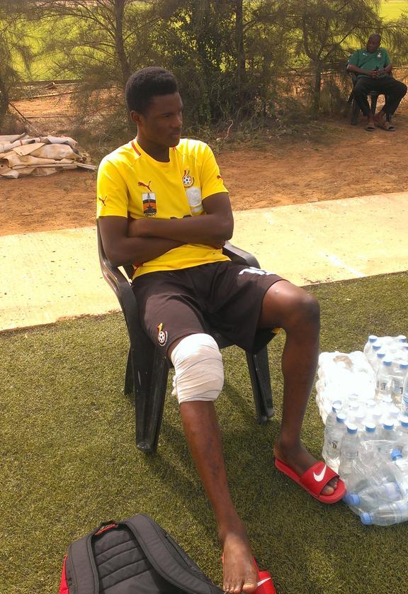 AYC 2015: Ghana striker Benjamin Tetteh sits out training; remains a doubt to face Mali