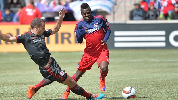 Ghana striker David Accam bringing speed, space and confidence to Chicago Fire attack
