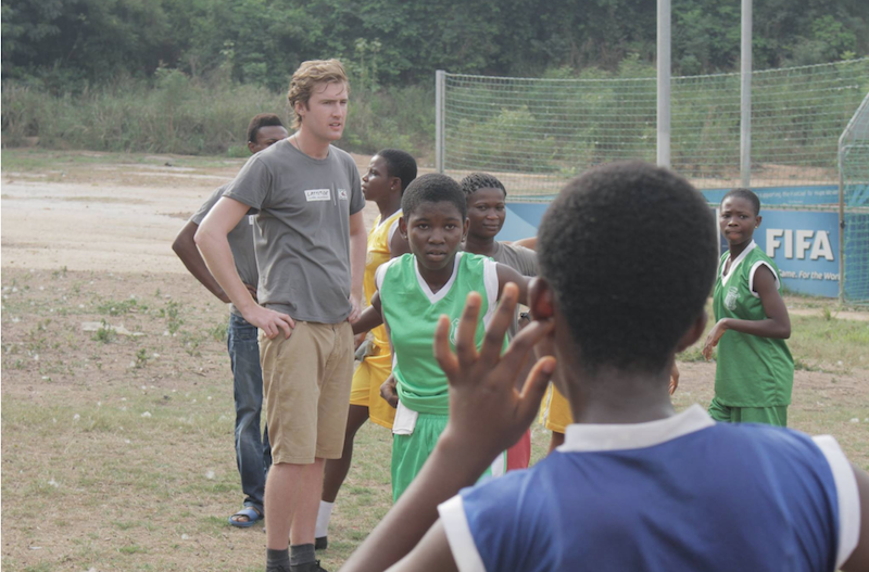 Football for Hope: The local Hartlepool footballer achieves his goal in Ghana