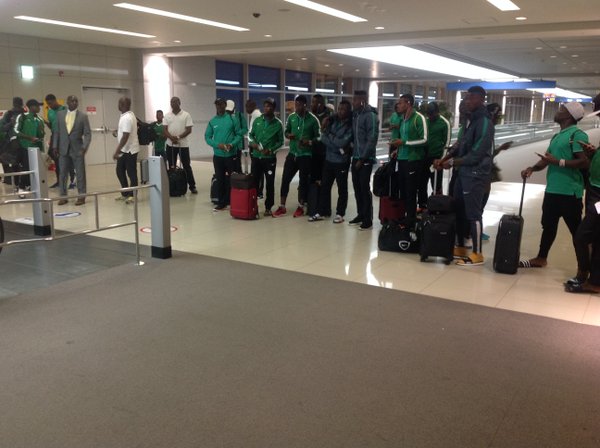 Nigeria U-23s Land In Seoul For Suwon Tourney