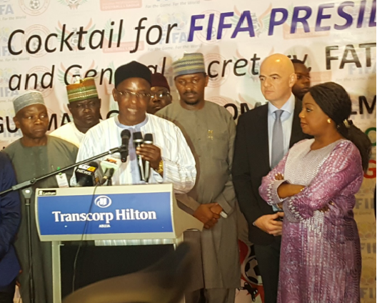 Dalung Appeals to FIFA for More Allocation