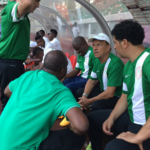 Eagles Cocah Rohr, Assistants Land In Abuja Ahead Trip To Zambia