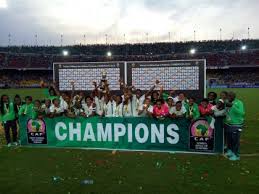 Super Falcons Release AWCON Trophy To NFF