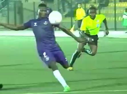 NPFL: MFM’s Olatunbosun Express Delight with Wonderful Free-Kick Goal Against Abia Warriors