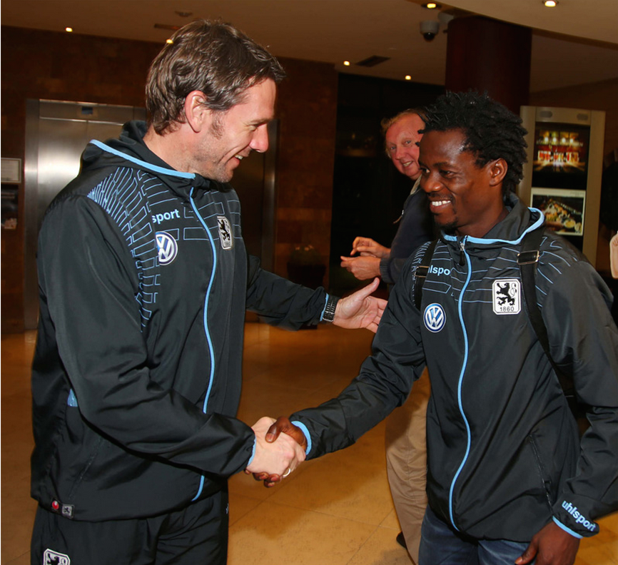 PICTURES: Ghana midfielder Anthony Annan unveiled by German side 1860 Munich 