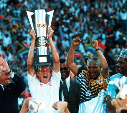 Hosts South Africa won the 1996 finals.