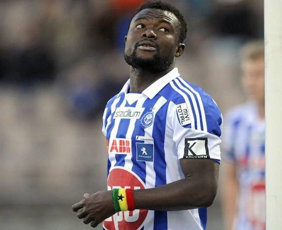 VIDEO: Gideon Baah scores in HJK 2-2 draw with RoPS in Finnish League Cup