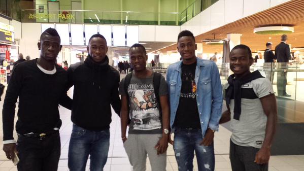 Ghana AFCON players leave for their bases in Europe
