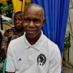 Hearts Coach Herbert Addo going for a win in the CAF confederation cup first leg