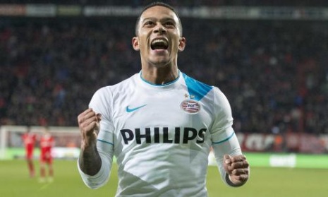 Manchester United agree fee with PSV Eindhoven for Memphis Depay