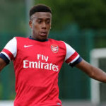 Nigerian youngster Alex Iwobi trains with Arsenal senior's ahead of Watford clash