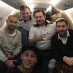 Neymar gave Leo Messi a lift in his private jet for the Brazil v Argentina WC clash